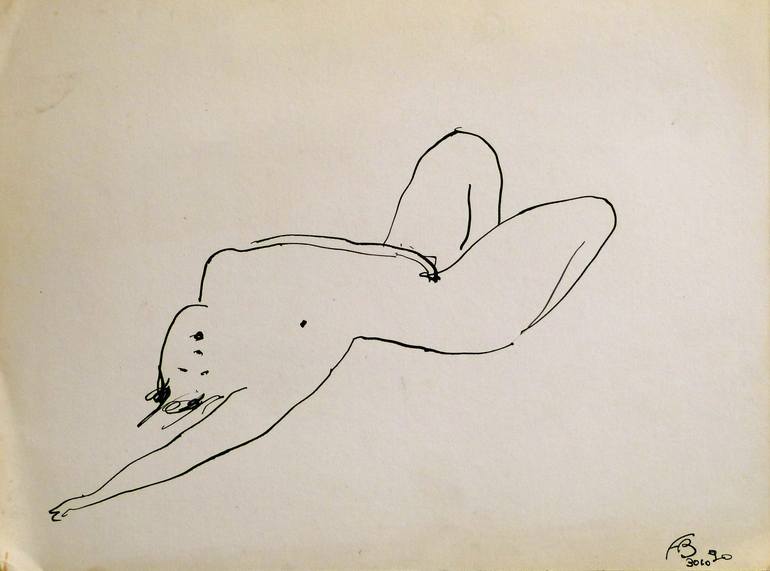 Print of Figurative Erotic Drawings by Frederic Belaubre