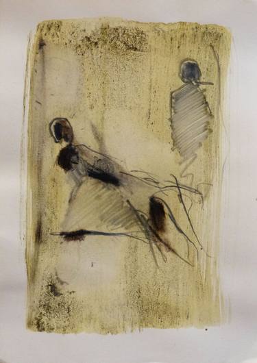 Original Figurative Cats Drawings by Frederic Belaubre