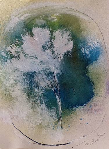 Original Abstract Floral Paintings by Frederic Belaubre