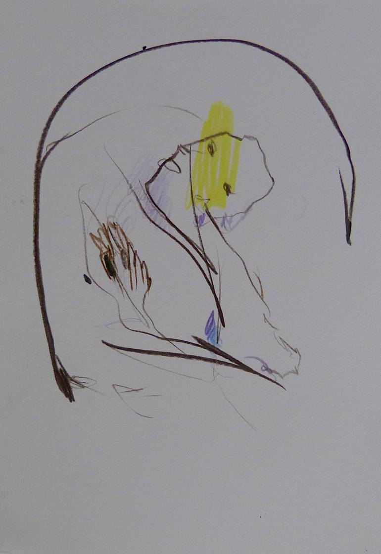 Print of Figurative People Drawings by Frederic Belaubre