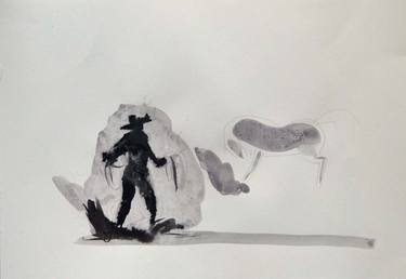 Original Figurative Animal Drawings by Frederic Belaubre