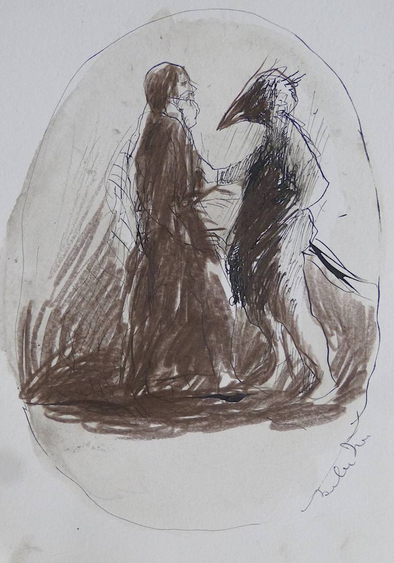 Print of Figurative Animal Drawings by Frederic Belaubre