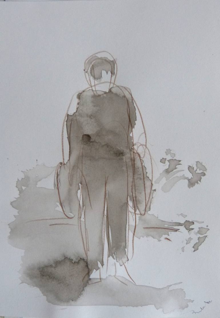 Print of Figurative People Drawings by Frederic Belaubre