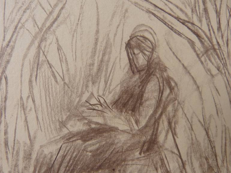 Original Figurative Women Drawing by Frederic Belaubre