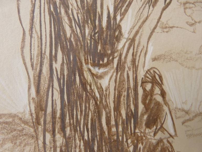 Original Figurative Classical Mythology Drawing by Frederic Belaubre