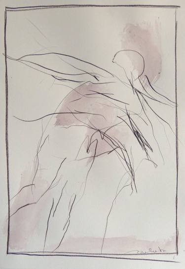 Original Expressionism Women Drawings by Frederic Belaubre