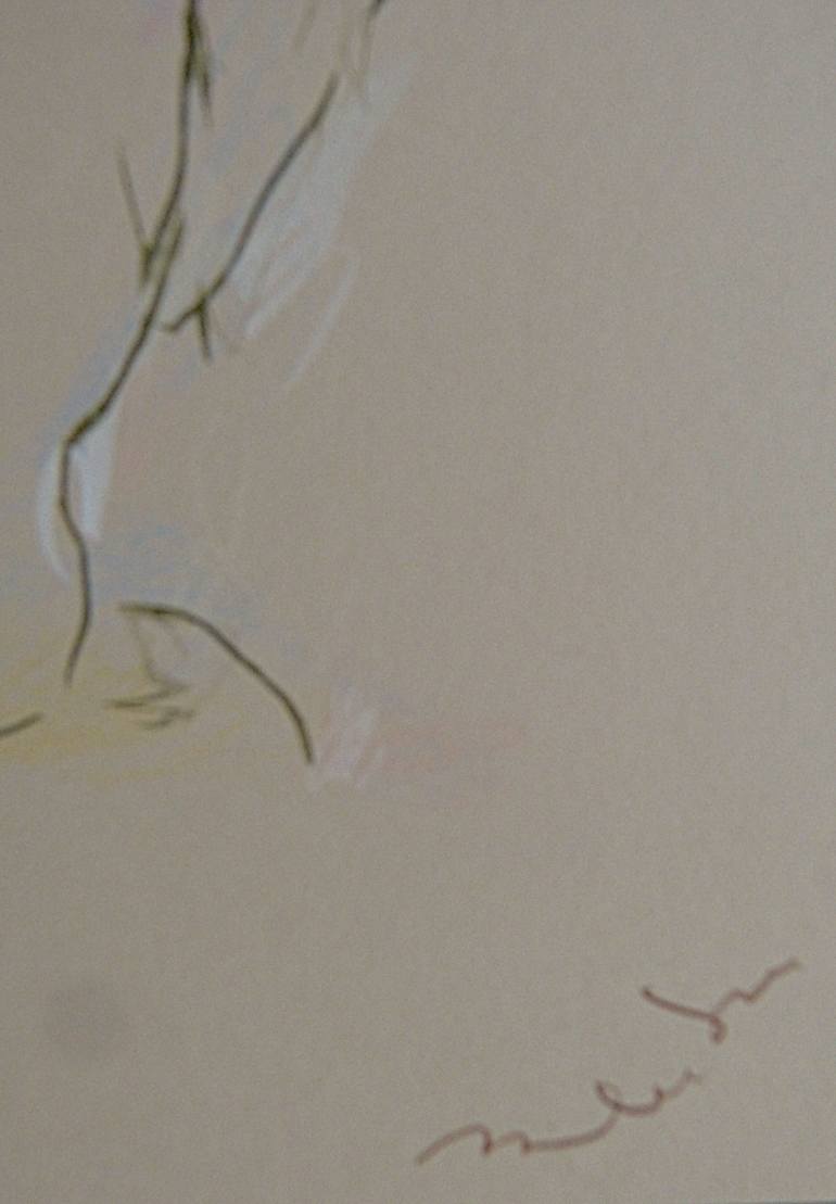 Original Figurative Nude Drawing by Frederic Belaubre