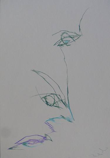 Original Minimalism People Drawings by Frederic Belaubre