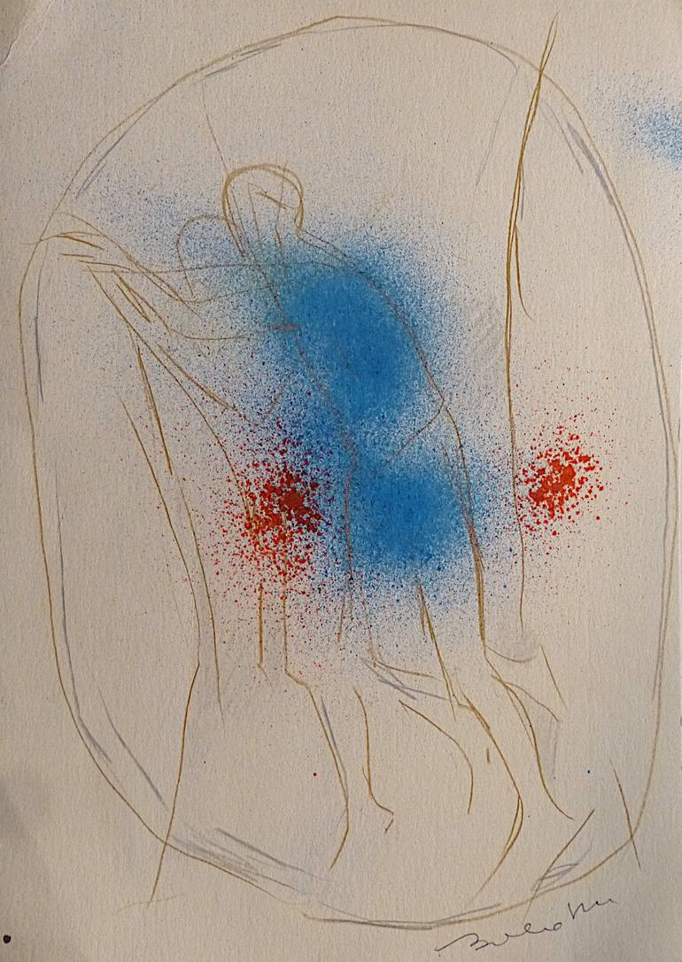 Original  Drawing by frederic belaubre