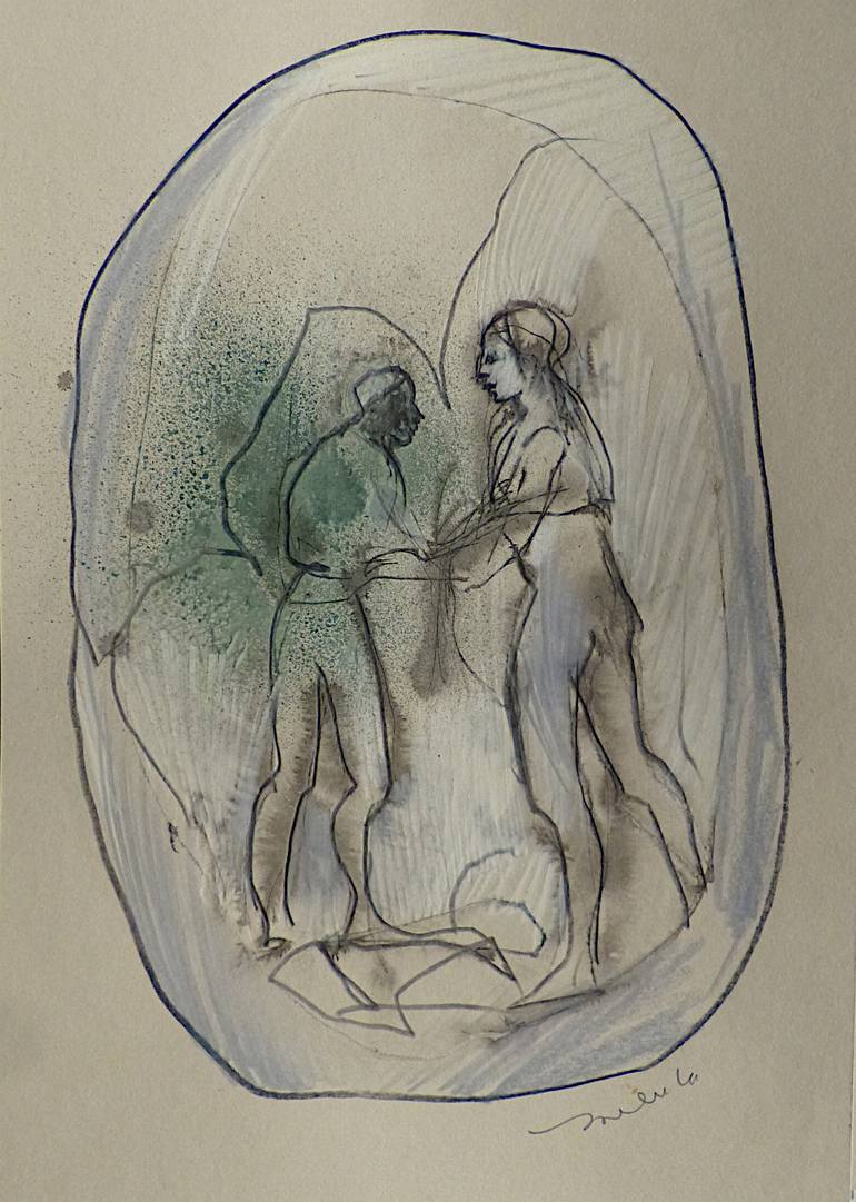 Original  Drawing by frederic belaubre