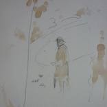The minimalist garden sketch by Frederic Belaubre