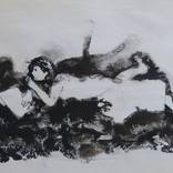 The nude reading a book by Frederic Belaubre