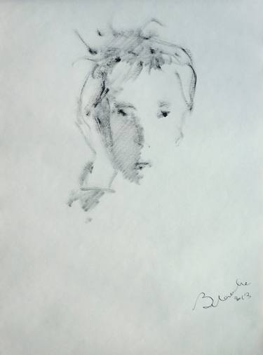 Original Portraiture Portrait Drawings by Frederic Belaubre