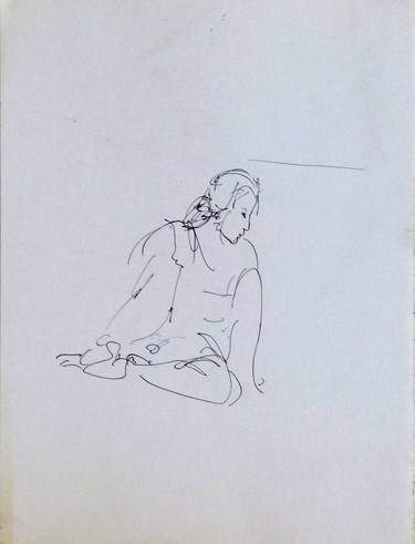 Print of Figurative Nude Drawings by Frederic Belaubre