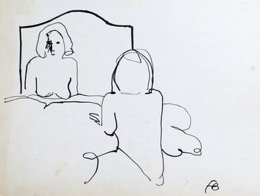 Print of Figurative Nude Drawings by Frederic Belaubre