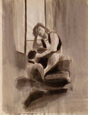 Print of Figurative Women Paintings by Frederic Belaubre