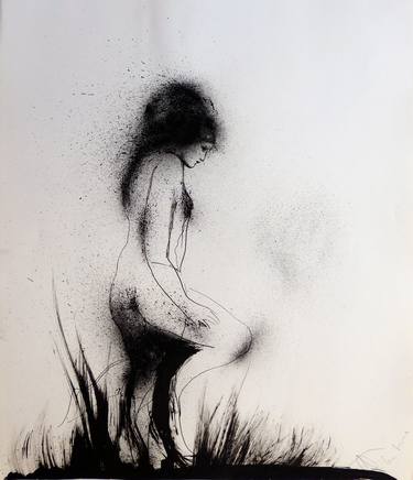 Print of Figurative Nude Drawings by Frederic Belaubre