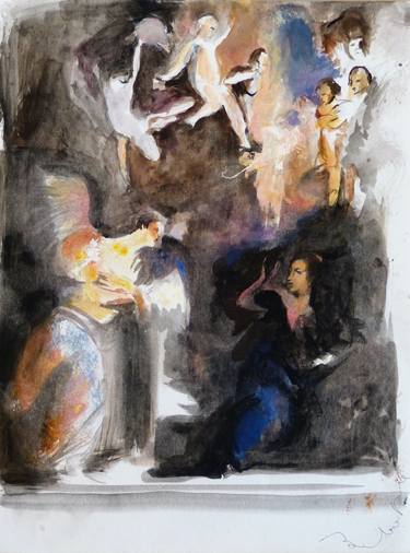 Print of Figurative Religion Paintings by Frederic Belaubre