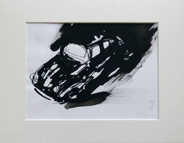 Volkswagen Beetle, framed and ready to hang thumb