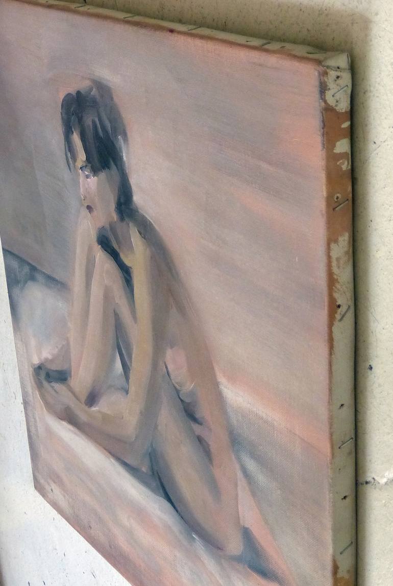 Original Figurative Nude Painting by Frederic Belaubre