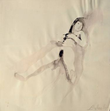 Print of Nude Drawings by Frederic Belaubre