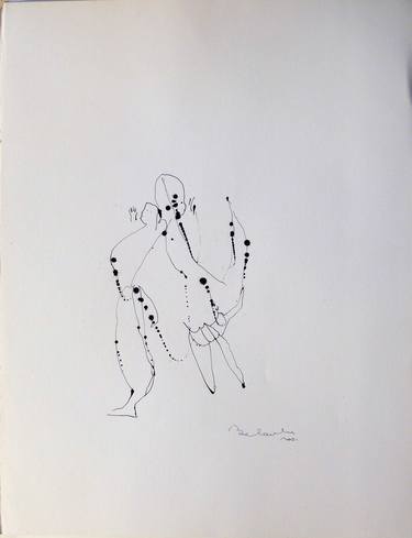 Print of Figurative People Drawings by Frederic Belaubre