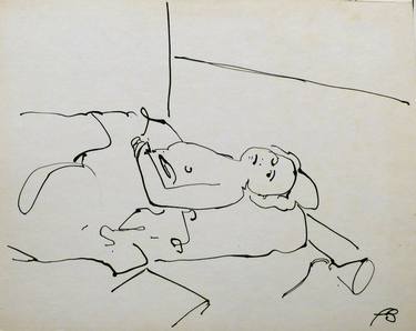 Print of Figurative Nude Drawings by Frederic Belaubre