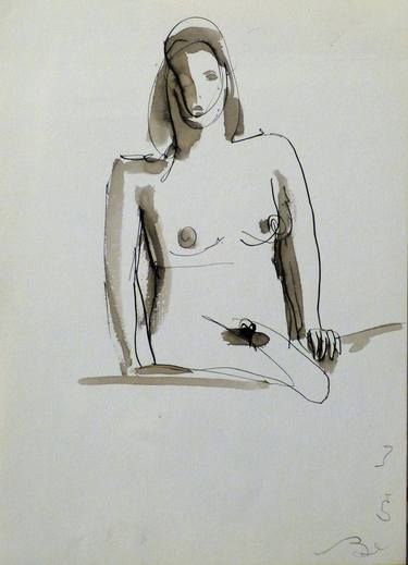 Print of Figurative Nude Drawings by Frederic Belaubre