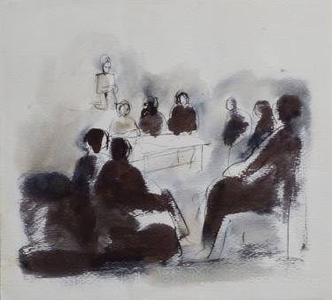 Print of Figurative People Drawings by Frederic Belaubre