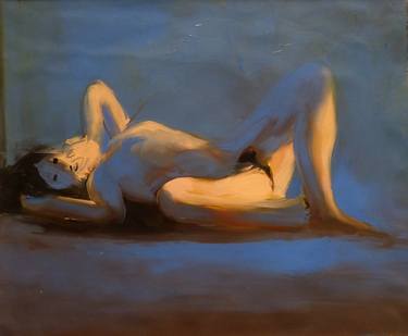 Original Figurative Nude Paintings by Frederic Belaubre