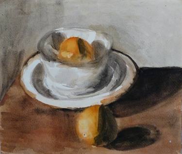 Still Life with A Bowl and Oranges thumb
