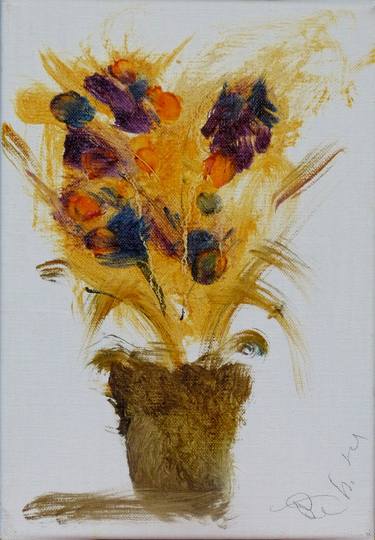 Print of Figurative Floral Paintings by Frederic Belaubre