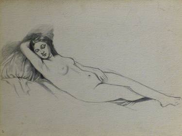 Print of Figurative Nude Drawings by Frederic Belaubre