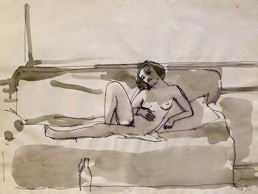 Original Nude Drawings by Frederic Belaubre