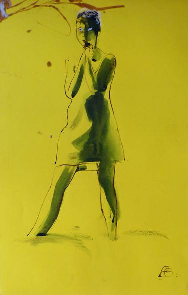 Print of Figurative Women Drawings by Frederic Belaubre