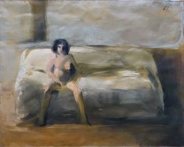 Original Fine Art Nude Paintings by Frederic Belaubre