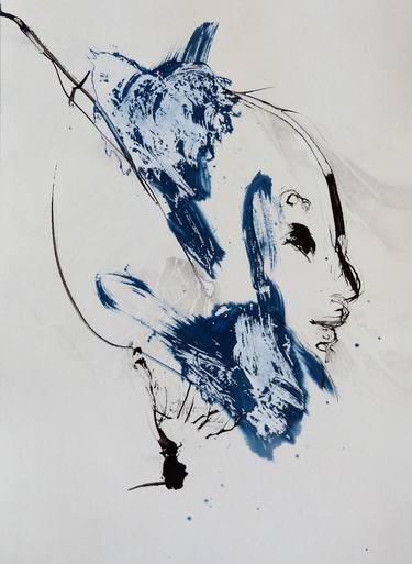 Original Abstract Women Paintings by Frederic Belaubre