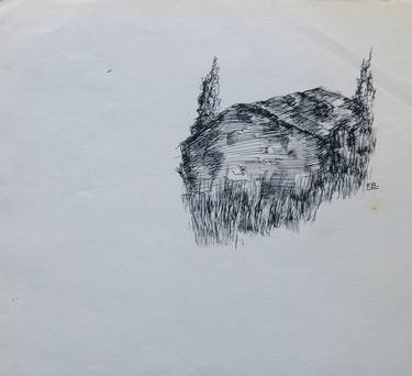 Print of Figurative Landscape Drawings by Frederic Belaubre