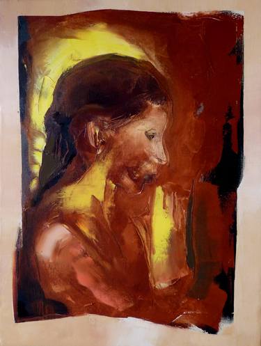 Print of Figurative Portrait Paintings by Frederic Belaubre
