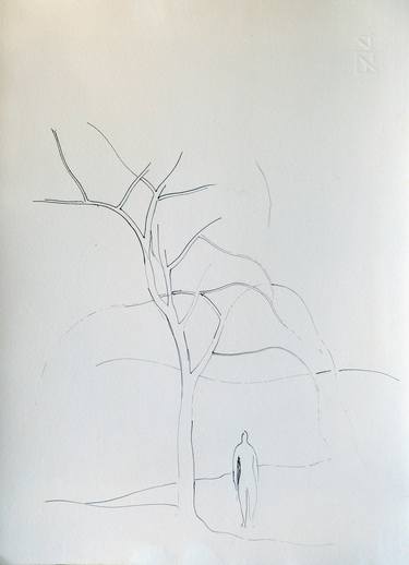 Print of Figurative Landscape Drawings by Frederic Belaubre