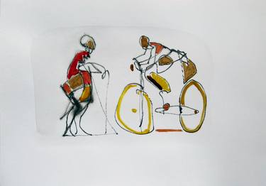 Print of Figurative People Drawings by Frederic Belaubre