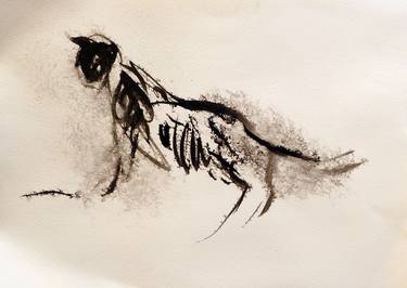 Print of Figurative Cats Drawings by Frederic Belaubre