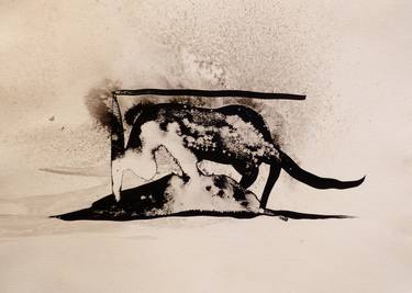 Print of Cats Drawings by Frederic Belaubre