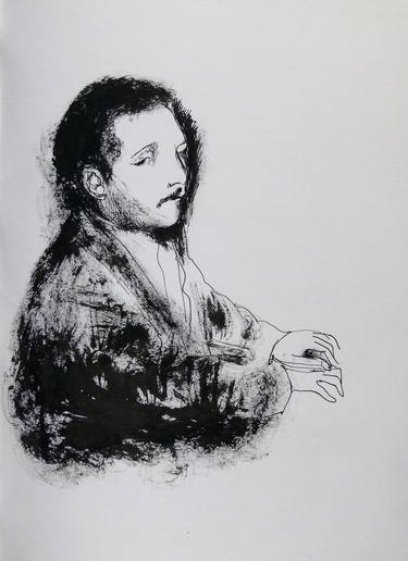 Print of Documentary Celebrity Drawings by Frederic Belaubre