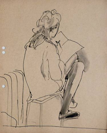 Print of Documentary Women Drawings by Frederic Belaubre