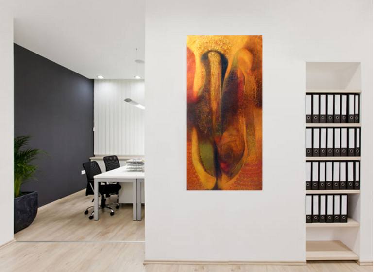 Original Figurative Abstract Painting by Frederic Belaubre