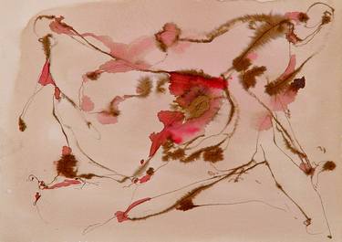 Original Abstract Floral Drawings by Frederic Belaubre