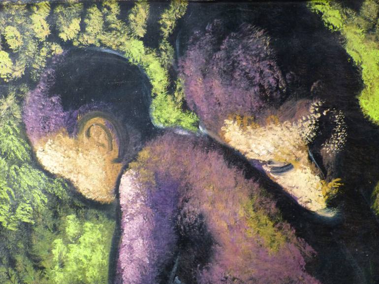 Original Figurative Children Painting by Frederic Belaubre