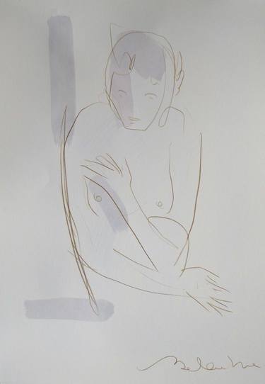 Print of Figurative Portrait Drawings by Frederic Belaubre