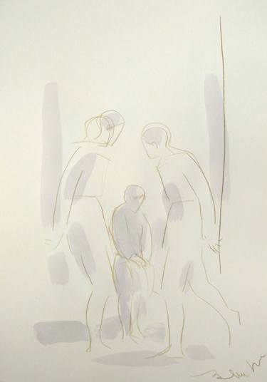 Print of Figurative Family Drawings by Frederic Belaubre